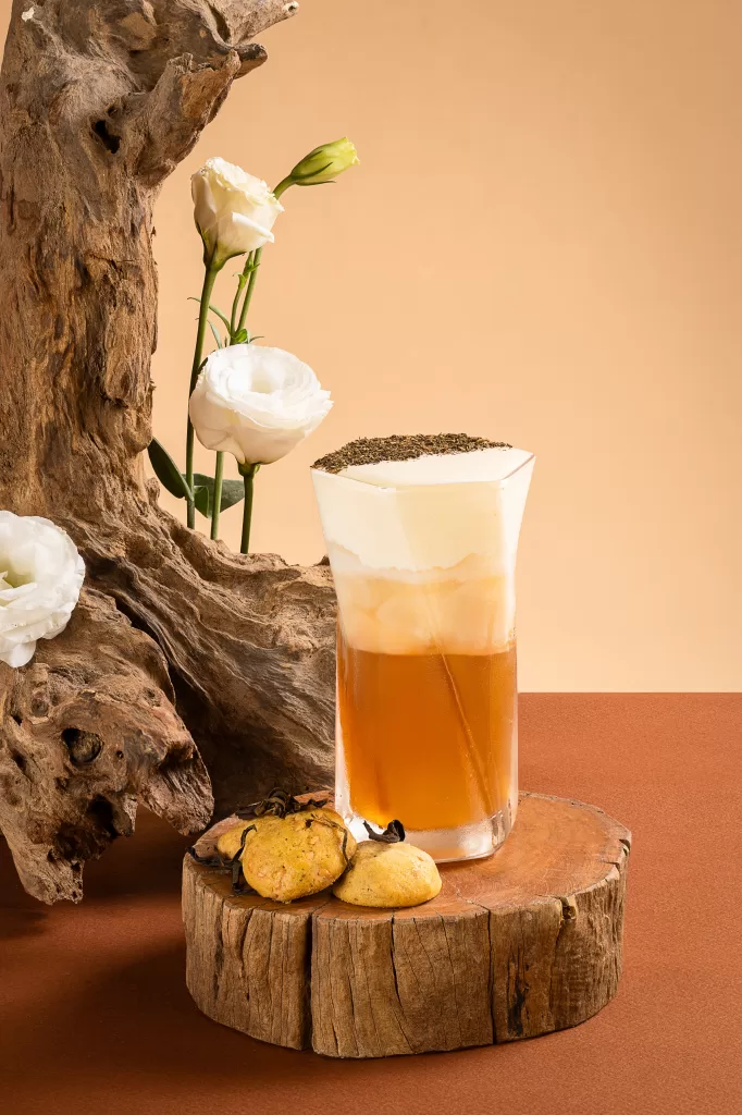 Trà lên men chín kem cheese