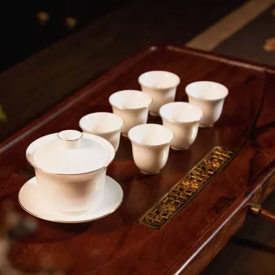 Chén sứ trắng thấu quang (Cái)