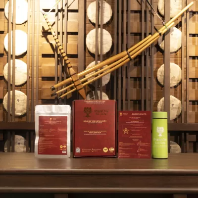 Hoàng Trà 1 tôm 2 lá 10 gói x3.3gr (Trà túi lọc Steve Jobs Plus) - Túi