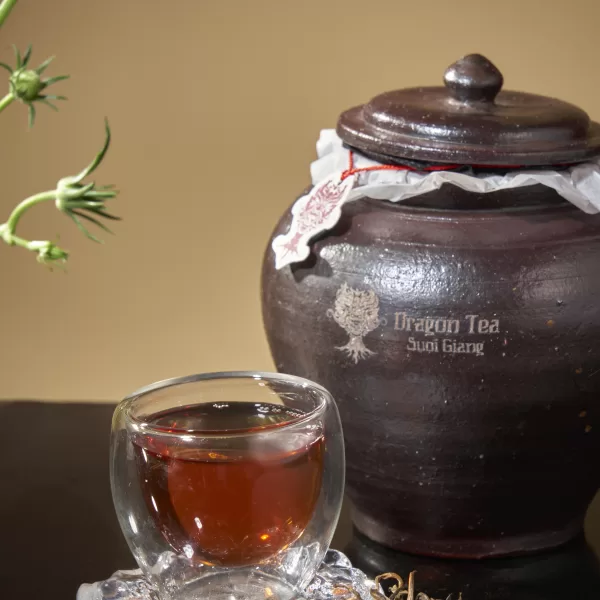 Alternative view of Hồng Trà Tổng Thống 1 tôm 1 lá hũ 50gr 2025, 300 tuổi - Hũ