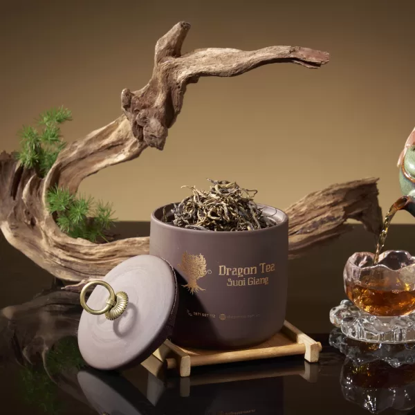 Hồng Trà Tổng Thống 1 tôm 1 lá hũ 20gr 2025, 300 tuổi - Hũ