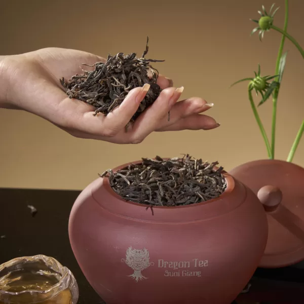 Alternative view of Hoàng Trà Tổng Thống 1 tôm 1 lá hũ 100gr, 500 tuổi - Hũ