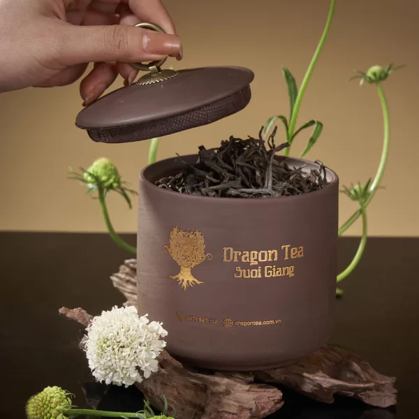 Alternative view of Hoàng Trà Tổng Thống 1 tôm 1 lá hũ 20gr 2025, 500 tuổi - Hũ