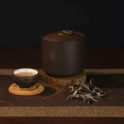 Bạch Trà Tổng Thống 1 tôm 1 lá hũ 20gr 2025, 500 tuổi - Hũ