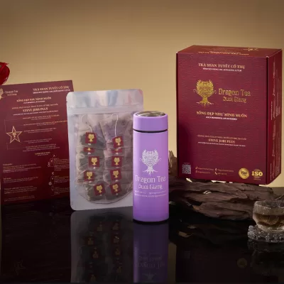 Box Hoàng Trà túi lọc Steve Jobs Plus (Bao gồm : Bình + Hộp + Steve job)