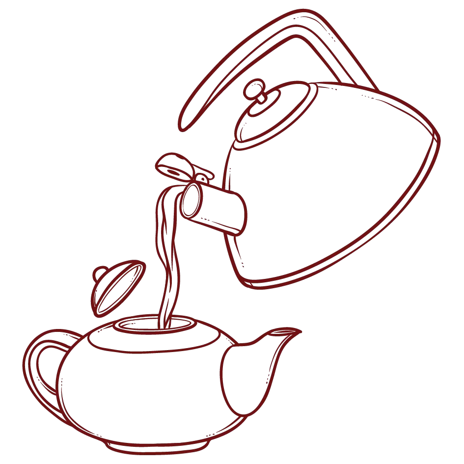 Thêm 150 ml nước mạch nguồn suối trên đỉnh Giàng Cao, Suối Giàng, đun sôi trong ấm bạc rồi để ở nhiệt độ 80 đến 85 độ C rồi cho bột trà đã nghiền vào.